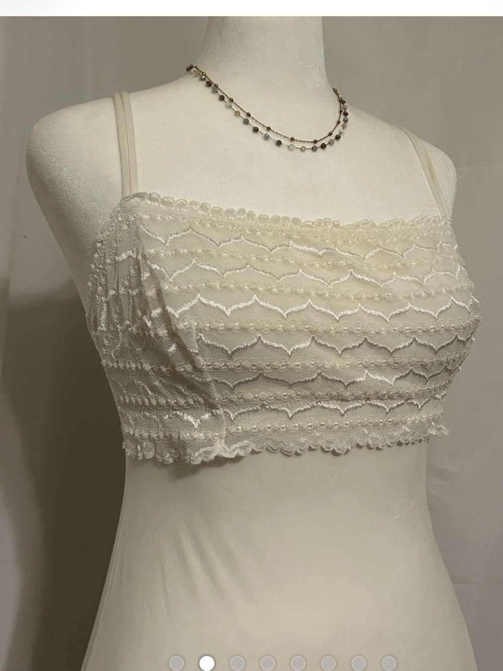 Intimissimi Vintage 90’s Lace Slip in Cream